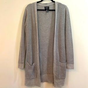 Forever 21 cardigan gray size small